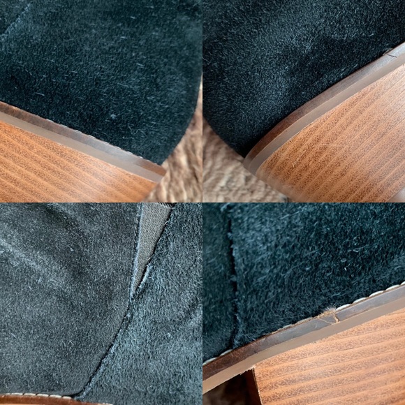 Cole Haan Alayna Slouch Black Suede Ankle Bootie - Picture 7 of 9